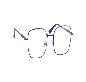 Image 2 of Purple Square Eyeglasses for Women from Titan Available at Titan Eye+