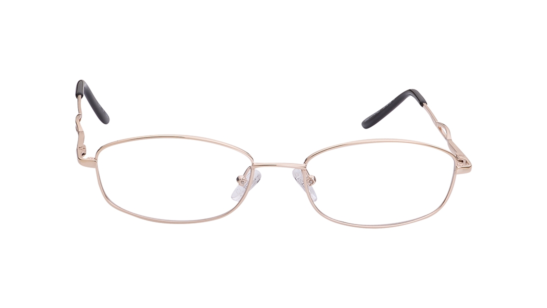 Image 1 of Rose Gold Oval Eyeglasses for Women from Titan Available at Titan Eye+