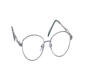 Image 2 of Silver Oval Eyeglasses for Women from Titan Available at Titan Eye+