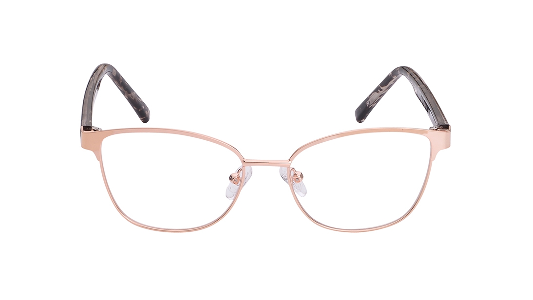 Image 1 of Rose Gold CatEye Eyeglasses for Women from Titan Available at Titan Eye+