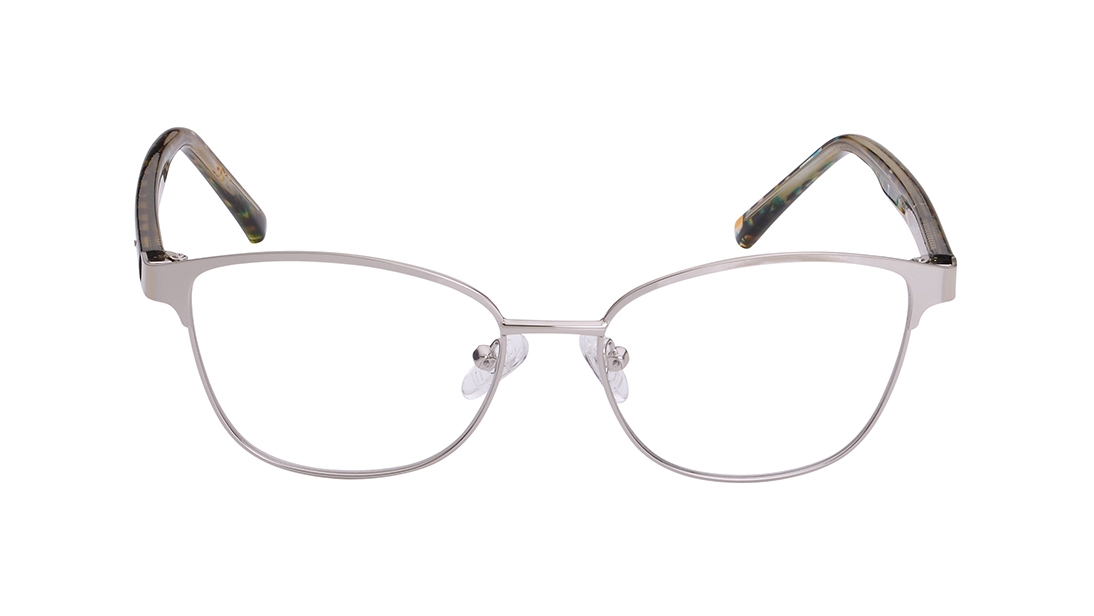Image 1 of Silver CatEye Eyeglasses for Women from Ace by Titan Available at Titan Eye+