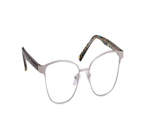 Image 2 of Silver Rectangle Eyeglasses for Women from Titan Available at Titan Eye+