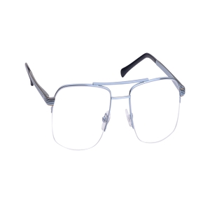 Image 2 of Silver Navigator Eyeglasses for Men from Titan Available at Titan Eye+