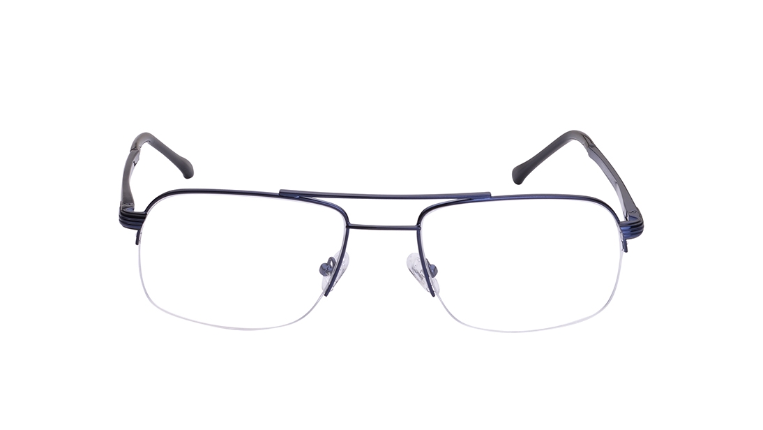 Image 1 of Black Navigator Eyeglasses for Men from Titan Available at Titan Eye+