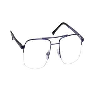 Image 2 of Black Navigator Eyeglasses for Men from Titan Available at Titan Eye+