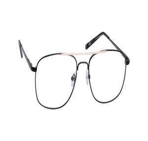 Image 2 of Black Navigator Eyeglasses for Men from Titan Available at Titan Eye+