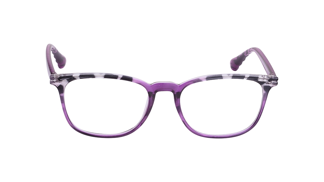 Image 1 of Purple Square Eyeglasses for Women from Ace by Titan Available at Titan Eye+