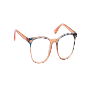 Image 2 of Peach Square Eyeglasses for Women from Ace by Titan Available at Titan Eye+