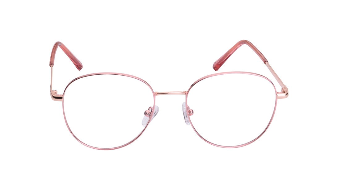 Image 1 of Pink Oval Eyeglasses for Women from Titan Available at Titan Eye+