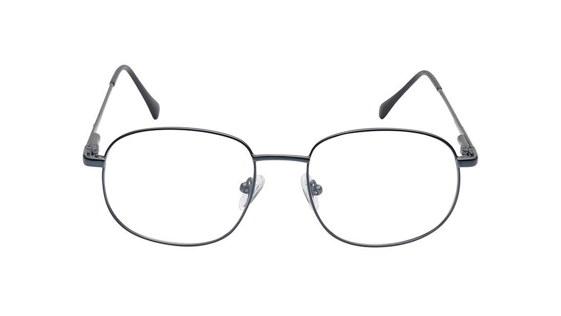 Image 1 of Black Square Eyeglasses for Men from Titan Available at Titan Eye+