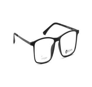 Image 2 of Black Rectangle Eyeglasses for Men and Women from Ace by Titan Available at Titan Eye+