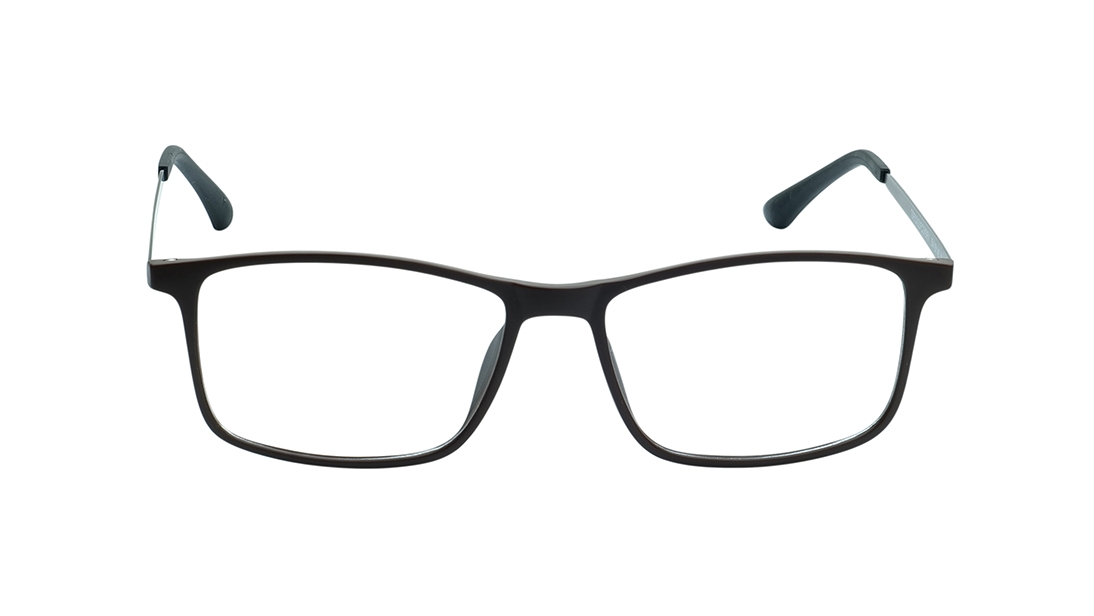 Image 1 of Black Rectangle Eyeglasses for Men and Women from Titan Available at Titan Eye+