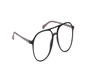 Image 2 of Black Aviator Eyeglasses for Men and Women from Ace by Titan Available at Titan Eye+