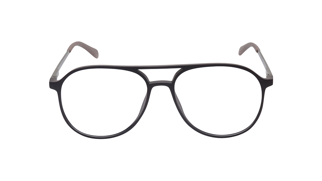 Image 1 of Black Aviator Eyeglasses for Men and Women from Titan Available at Titan Eye+