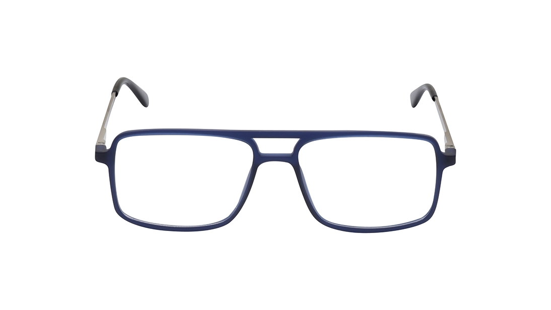 Image 1 of Blue Rectangle Eyeglasses for Men from Ace by Titan Available at Titan Eye+
