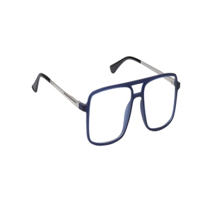 Image 2 of Blue Rectangle Eyeglasses for Men from Ace by Titan Available at Titan Eye+