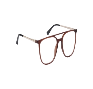 Image 2 of Brown Aviator Eyeglasses for Men from Ace by Titan Available at Titan Eye+
