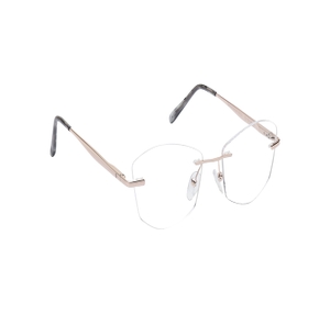 Image 2 of Rose Gold Oval Eyeglasses for Women from Ace by Titan Available at Titan Eye+
