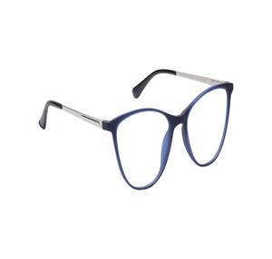 Image 2 of Blue CatEye Eyeglasses for Women from Ace by Titan Available at Titan Eye+