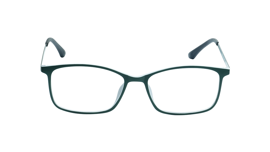 Image 1 of Green Rectangle Eyeglasses for Men and Women from Titan Available at Titan Eye+
