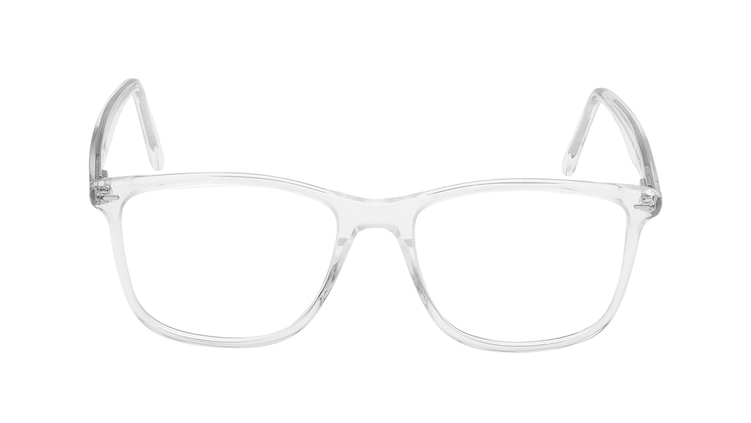 Image 1 of Transparent Wayfarer Eyeglasses for Men from Titan Available at Titan Eye+