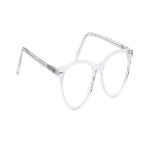 Image 2 of Transparent Oval Eyeglasses for Men from Titan Available at Titan Eye+