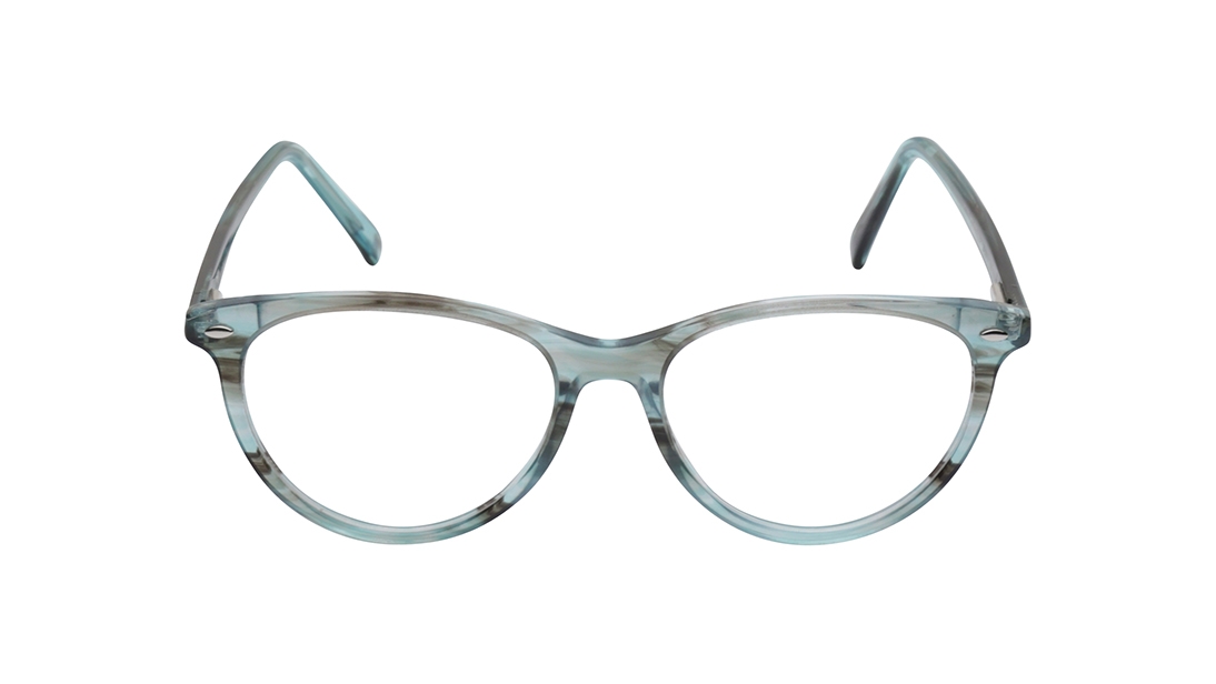 Image 1 of Green CatEye Eyeglasses for Women from Titan Available at Titan Eye+