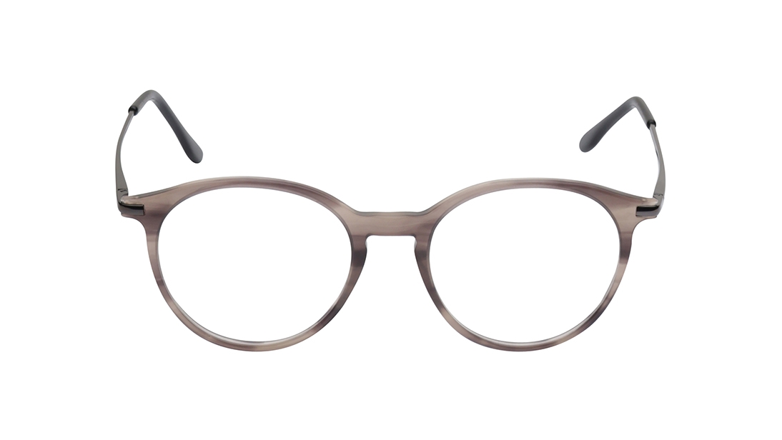 Image 1 of Brown Round Eyeglasses for Men from Titan Available at Titan Eye+