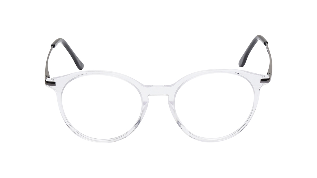 Image 1 of Transparent Round Eyeglasses for Men and Women from Titan Available at Titan Eye+