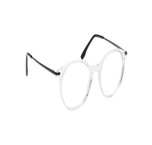 Image 2 of Transparent Round Eyeglasses for Men and Women from Titan Available at Titan Eye+