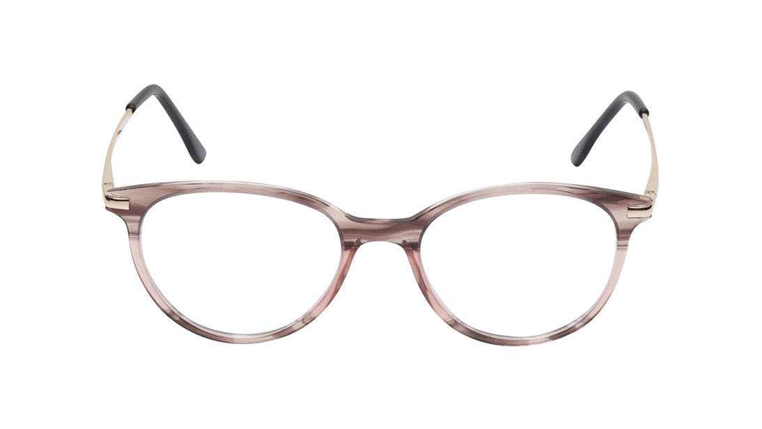 Image 1 of Brown Round Eyeglasses for Women from Titan Available at Titan Eye+
