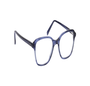 Image 2 of Blue Wayfarer Eyeglasses for Men and Women from Titan Available at Titan Eye+