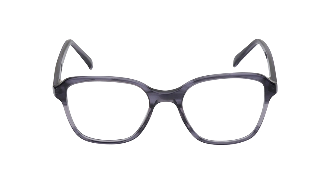 Image 1 of Grey Wayfarer Eyeglasses for Men and Women from Titan Available at Titan Eye+