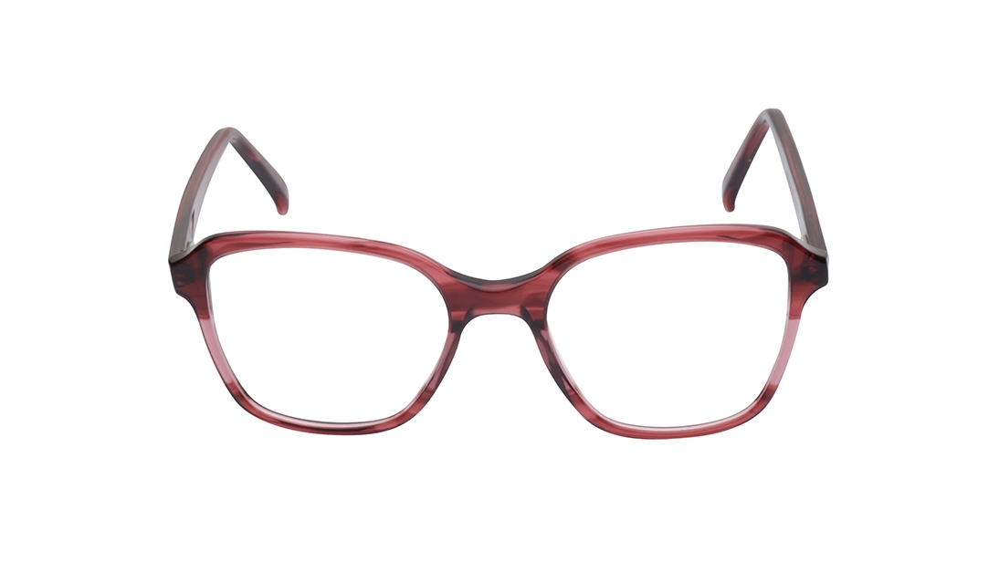 Image 1 of Maroon Wayfarer Eyeglasses for Men and Women from Titan Available at Titan Eye+