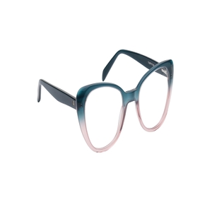 Image 2 of Teal CatEye Eyeglasses for Women from Titan Available at Titan Eye+