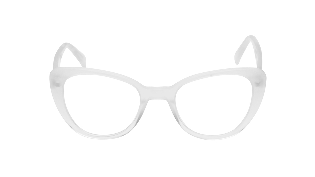 Image 1 of White CatEye Eyeglasses for Women from Titan Available at Titan Eye+
