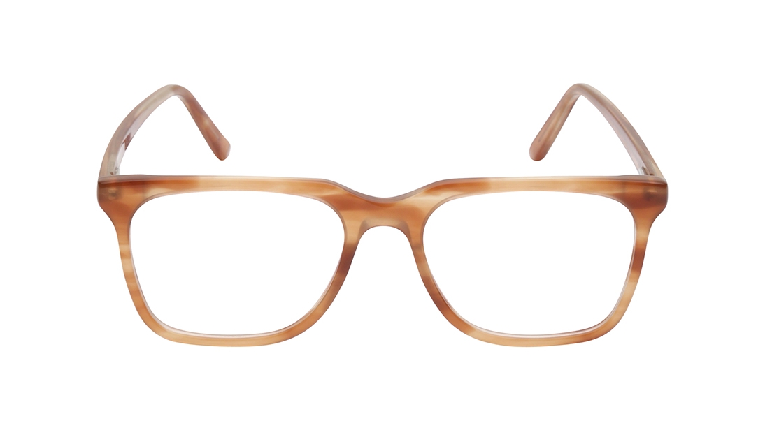 Image 1 of Brown Wayfarer Eyeglasses for Men from Titan Available at Titan Eye+