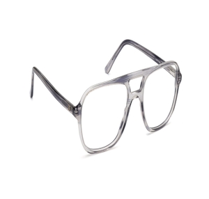 Image 2 of Grey Navigator Eyeglasses for Women from Titan Available at Titan Eye+