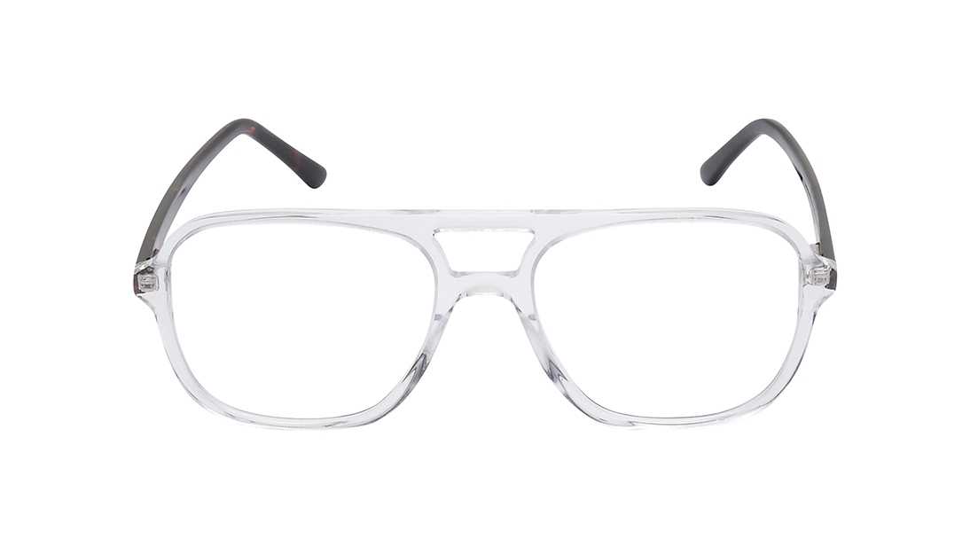Image 1 of Transparent Aviator Eyeglasses for Men from Titan Available at Titan Eye+