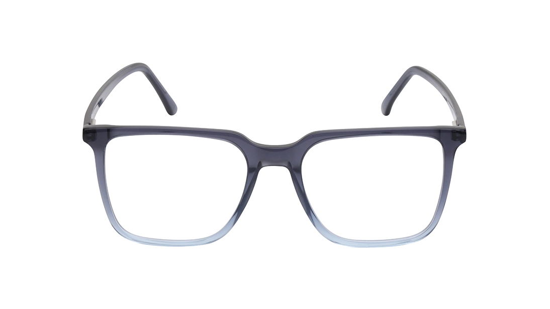 Image 1 of Grey Wayfarer Eyeglasses for Men from Titan Available at Titan Eye+