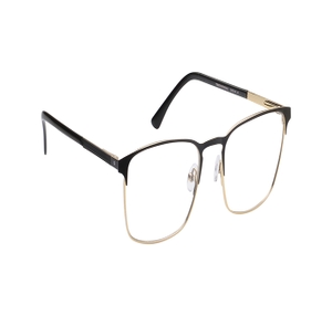 Image 2 of Black Square Eyeglasses for Men from Titan Available at Titan Eye+