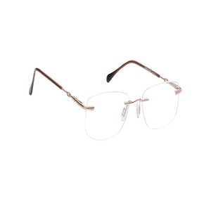Image 2 of Rose Gold Square Eyeglasses for Women from Titan Available at Titan Eye+