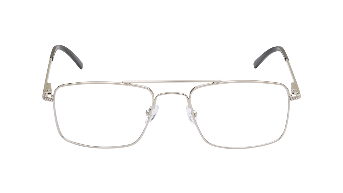 Image 1 of Silver Navigator Eyeglasses for Women from Titan Available at Titan Eye+