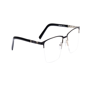 Image 2 of Black Square Eyeglasses for Men from Titan Available at Titan Eye+