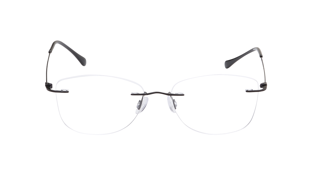 Image 1 of Black CatEye Eyeglasses for Women from Titan Available at Titan Eye+