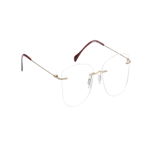 Image 2 of Gold CatEye Eyeglasses for Women from Titan Available at Titan Eye+
