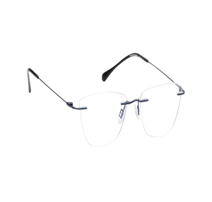 Image 2 of Blue CatEye Eyeglasses for Women from Titan Available at Titan Eye+