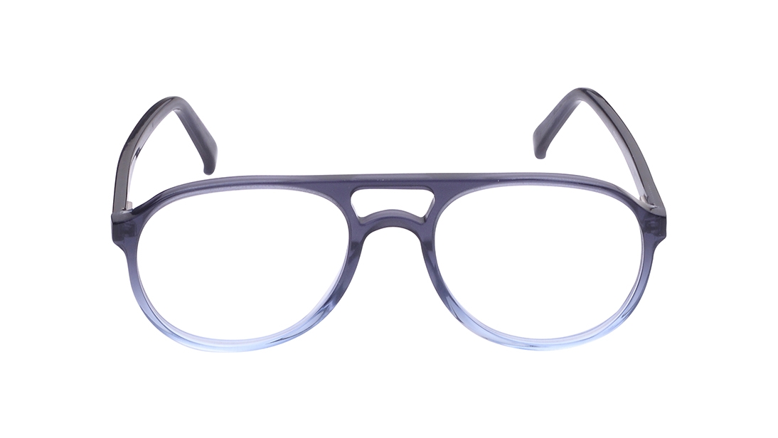 Image 1 of Blue Aviator Eyeglasses for Men from Titan Available at Titan Eye+