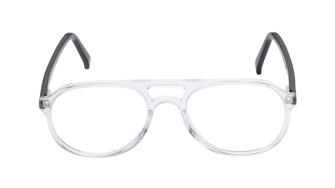 Image 1 of Transparent Aviator Eyeglasses for Men from Titan Available at Titan Eye+