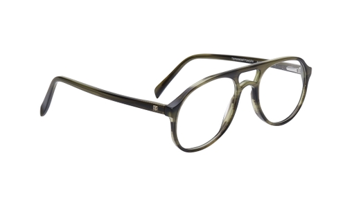 Image 2 of Olive Aviator Eyeglasses for Men from Titan Available at Titan Eye+